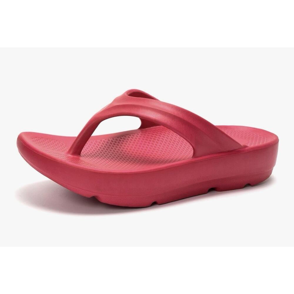 FUNKYMONKEY Women’s Flip Flops Arch Support Pink Size 7